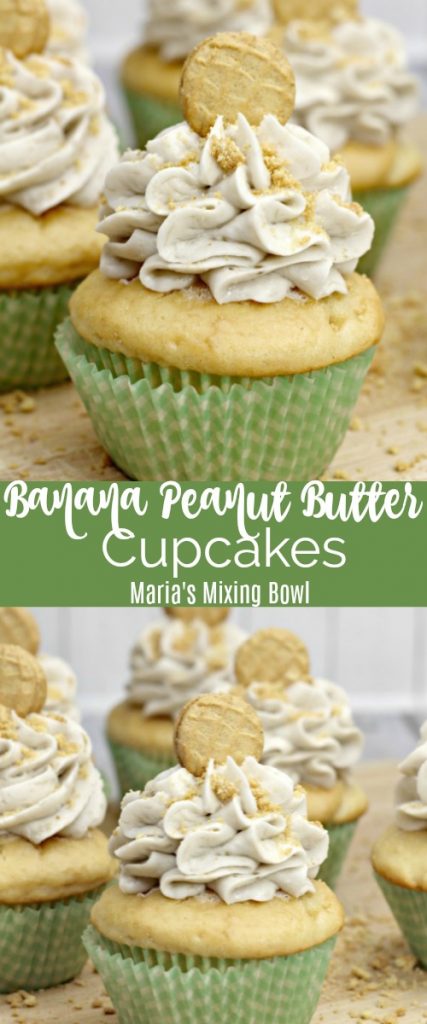 Banana Peanut Butter Cupcakes