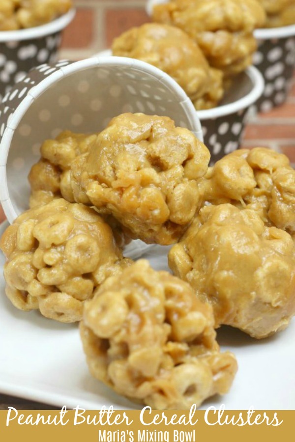 Peanut Butter Cereal Clusters