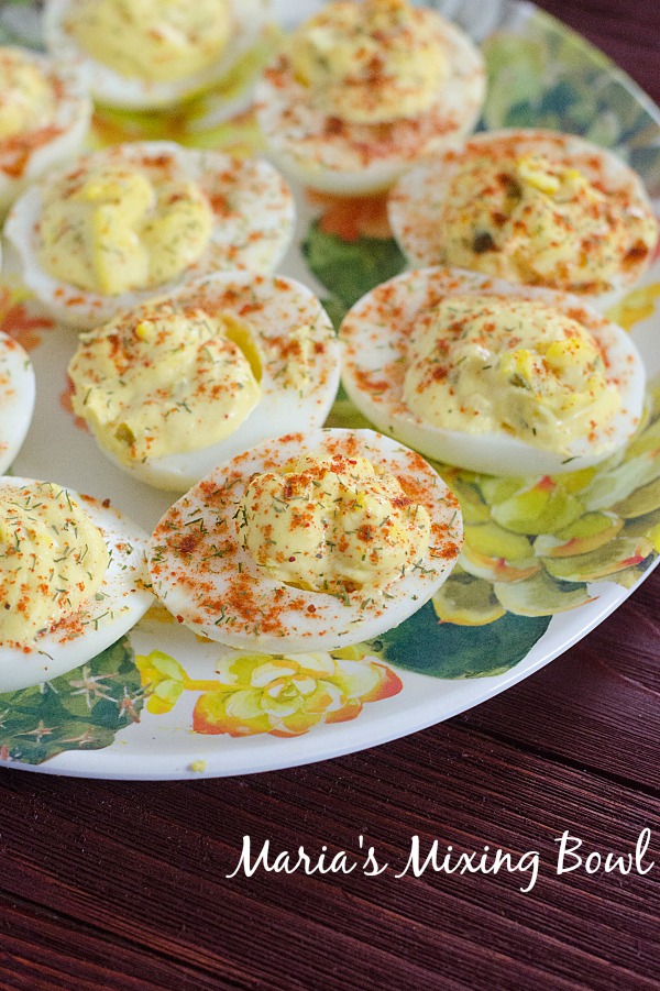 The Best Deviled Eggs with Bacon - Just a Taste