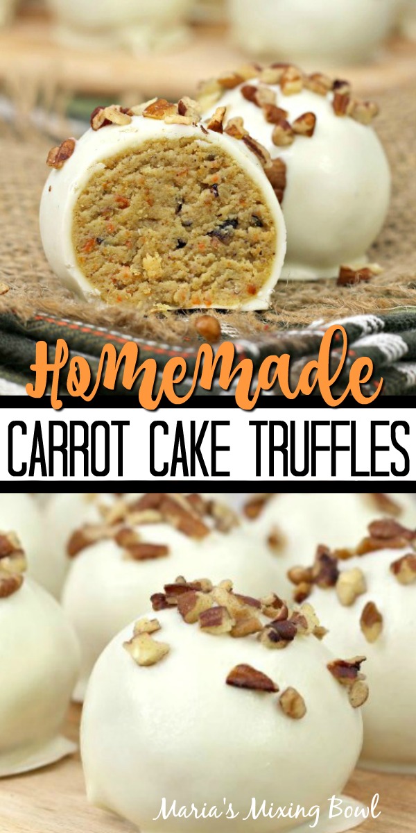 Homemade Carrot Cake Truffles Homemade Carrot Cake Truffles