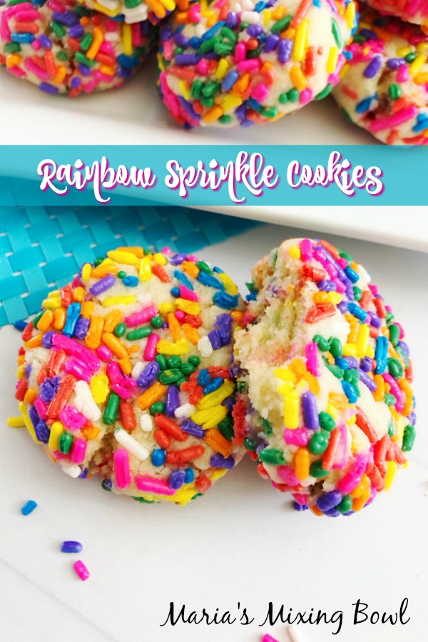 Rainbow Sprinkle Cookies