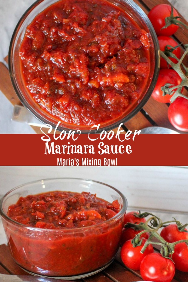 Slow Cooker Marinara Sauce