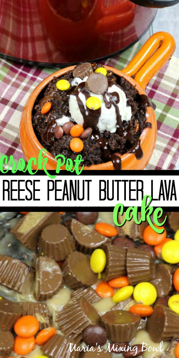 Crock Pot Reese Peanut Butter Lava Cake