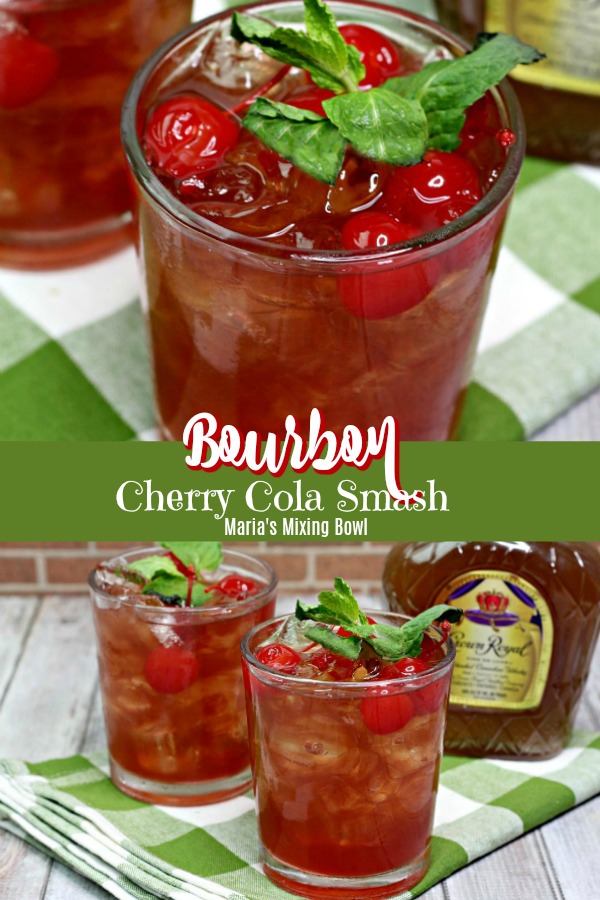 Bourbon Cherry Cola Smash