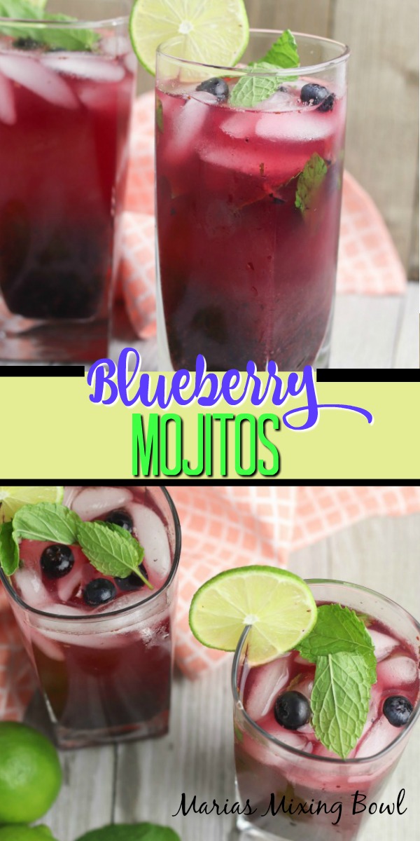 Blueberry Mojitos