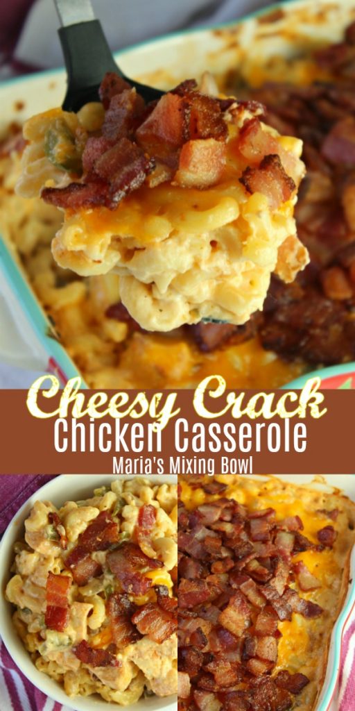 cheesy crack chicken casserole