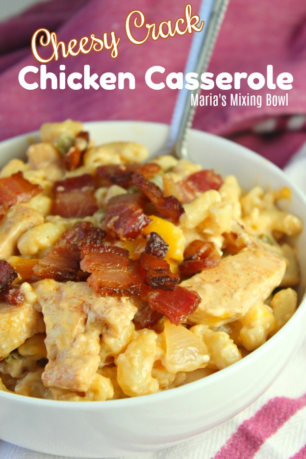 Cheesy Crack Chicken Casserole