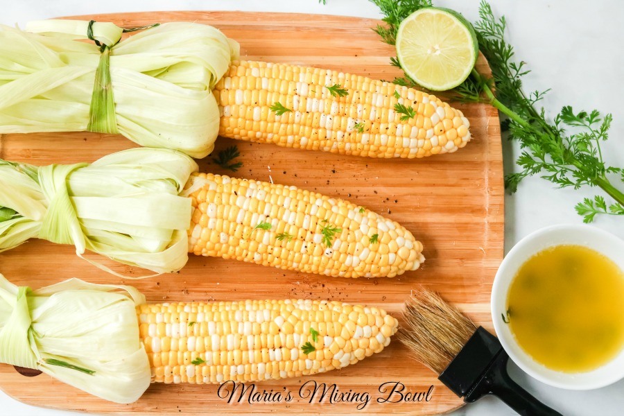 Grilled Corn With Cilantro Lime Butter Marias Mixing Bowl 6502