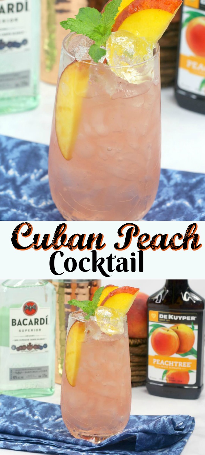 Cuban Peach Cocktail 