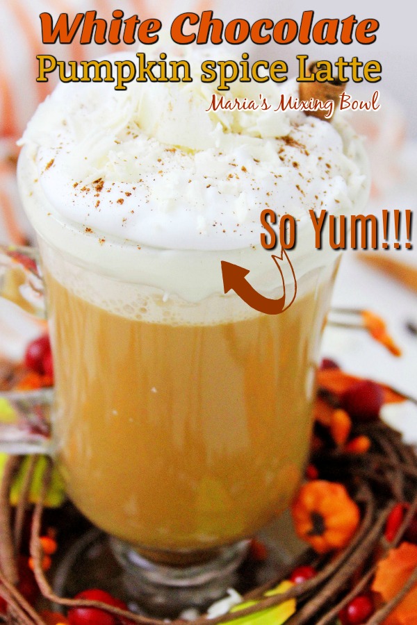 White Chocolate Pumpkin Spice Latte