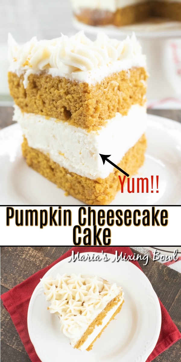 Pumpkin Cheesecake Cake