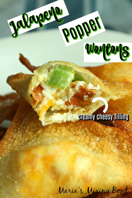 Jalapeno Popper Wonton appetizers