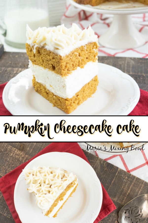 Pumpkin Cheesecake Cake-No Bake Filling