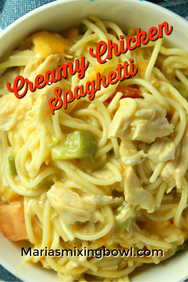 Creamy Chicken Spaghetti Creamy Chicken Spaghetti