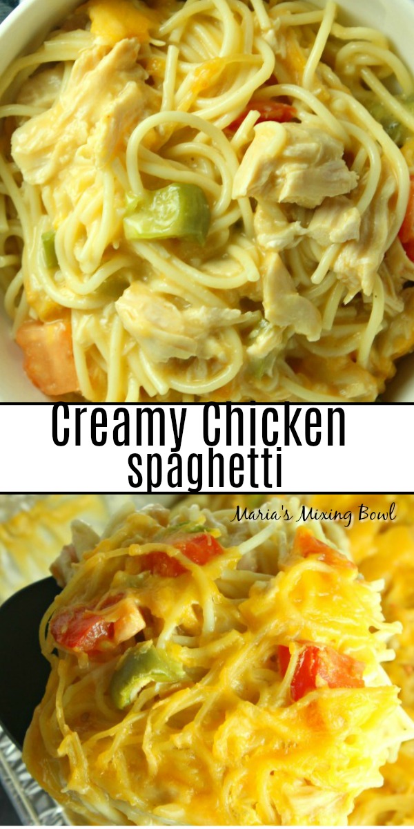 Creamy Chicken Spaghetti