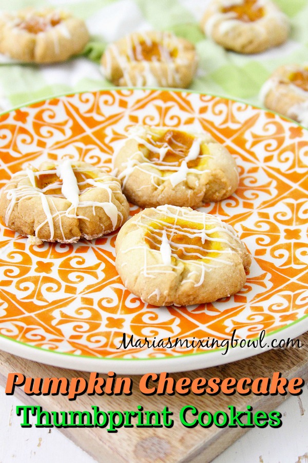 Pumpkin Cheesecake Thumbprint Cookies Pumpkin Cheesecake Thumbprint Cookies