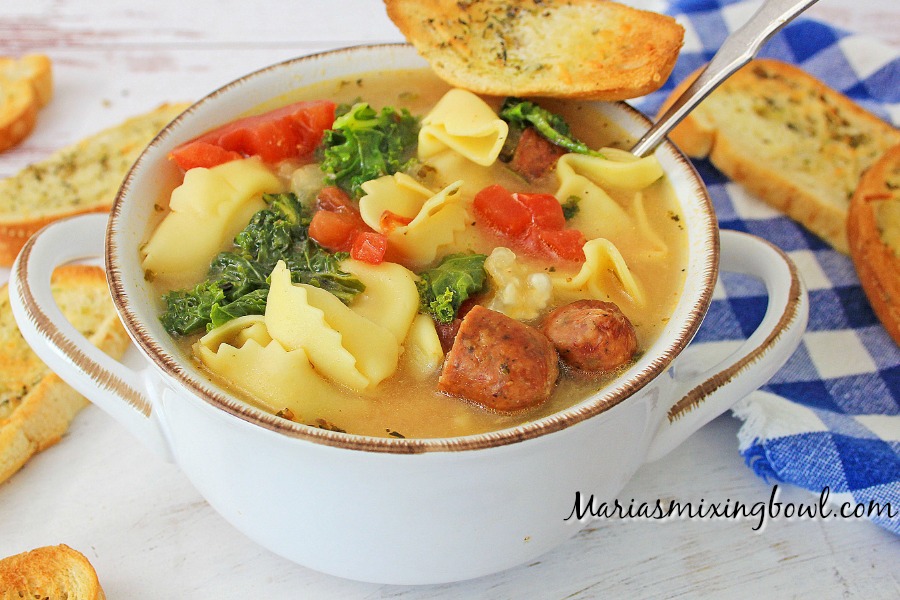 Tortellini and Sausage Soup