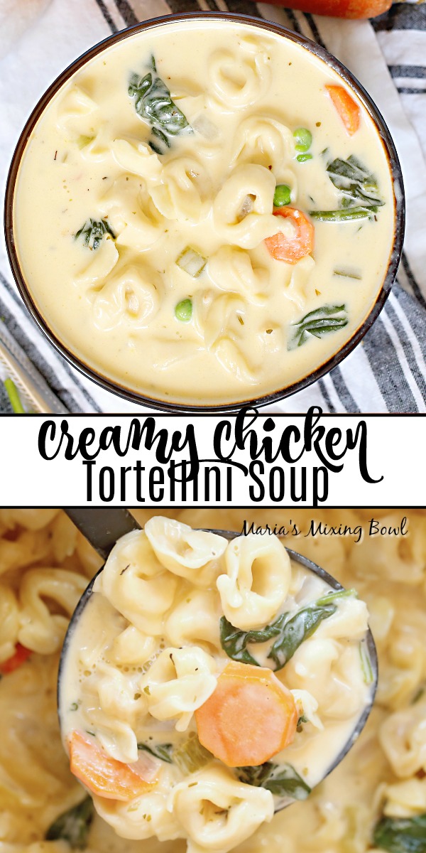 Creamy Chicken Tortellini Soup Creamy Chicken Tortellini Soup