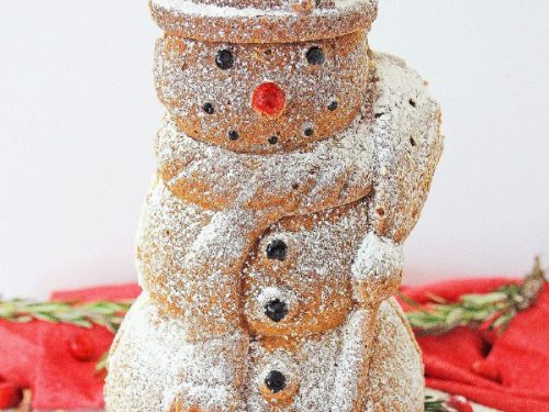 Williams Sonoma Nordic Ware 3-D Snowman Cake Pan Christmas Winter