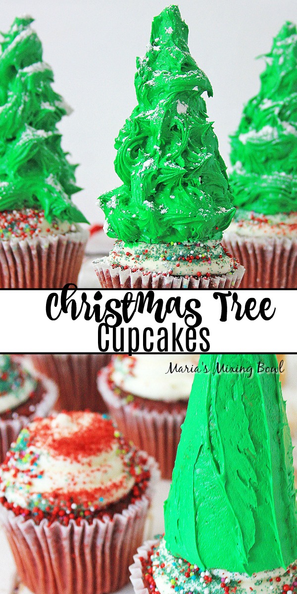 Christmas Tree Cupcakes 