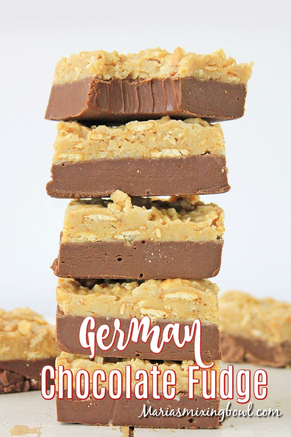 German Chocolate Fudge