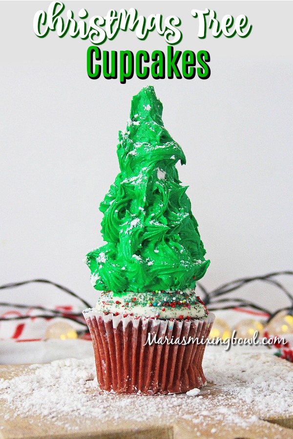 Christmas Tree Cupcakes 