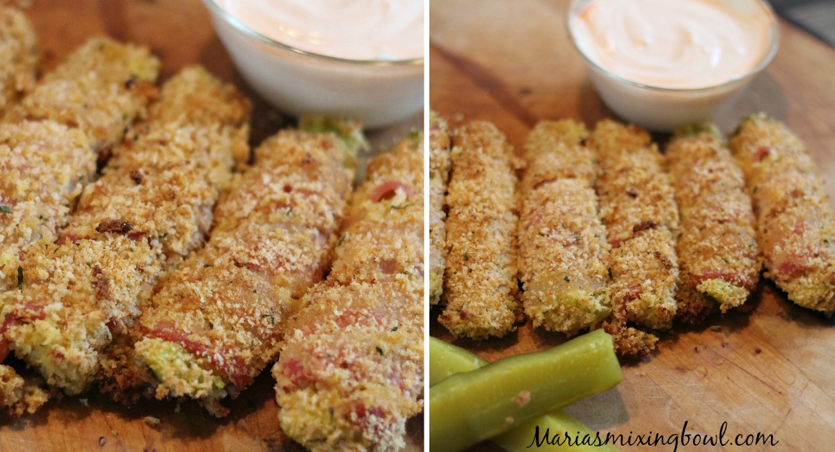 Bacon Wrapped Fried Pickles