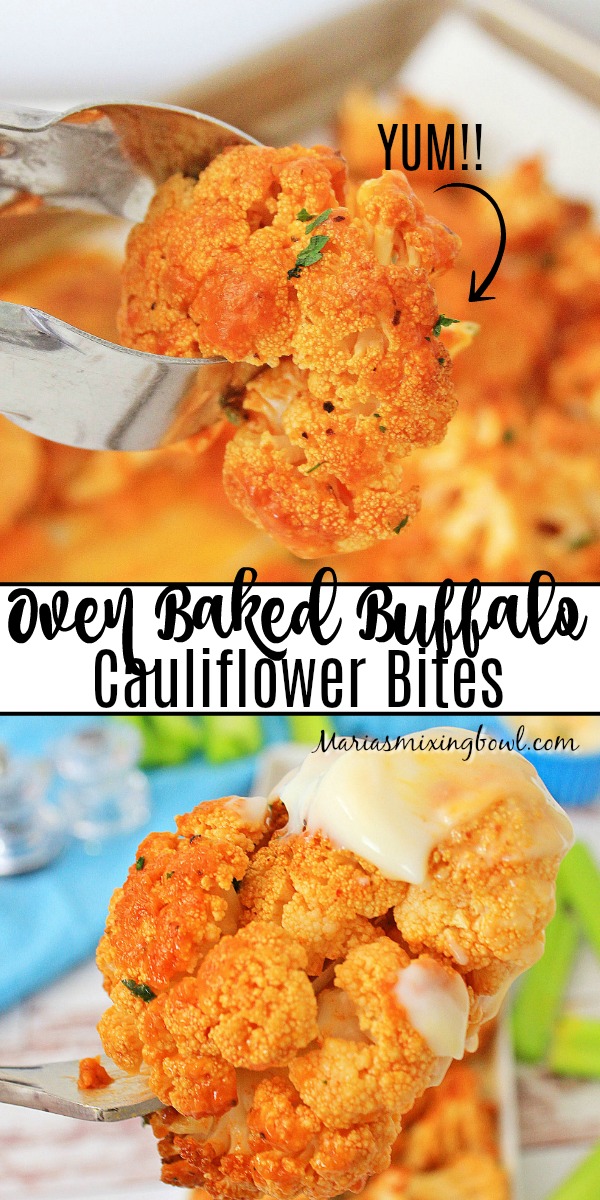 Oven Baked Buffalo Cauliflower Bites Oven Baked Buffalo Cauliflower Bites