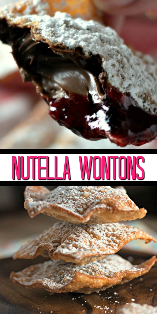 Nutella Wontons Nutella Wontons