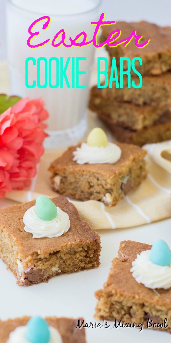 Easter Cookie Bars are Easters favorite cookie bars