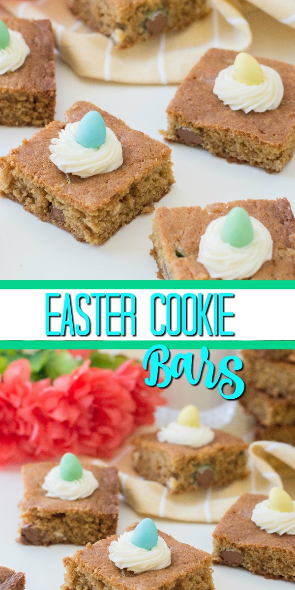 Easter Cookie Bars amazingly delicious! Chewy bars everyone loves