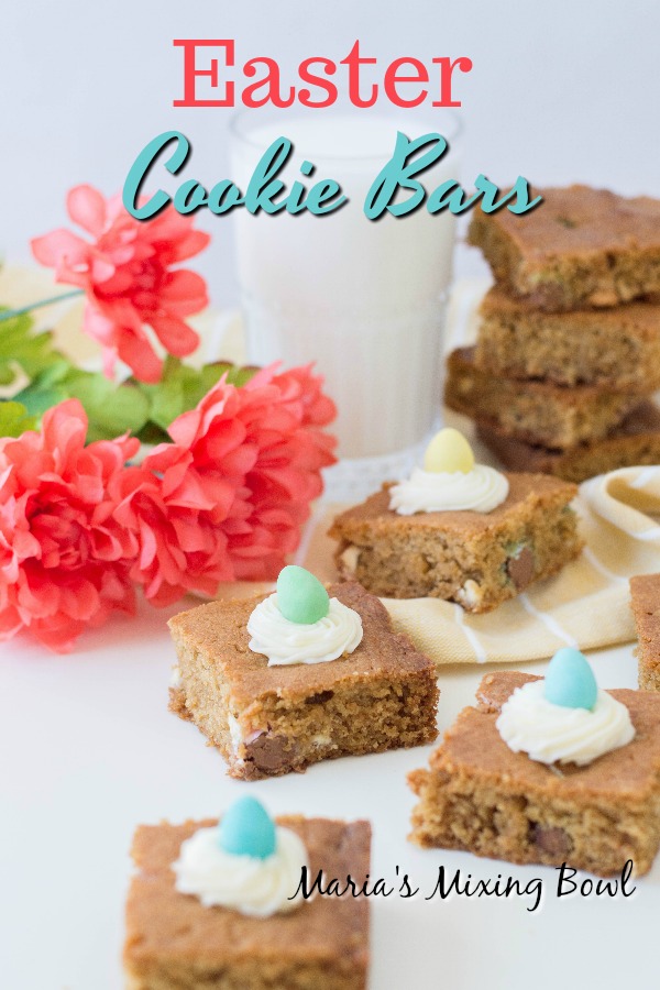 Easter Cookie Bars chewy holiday bars