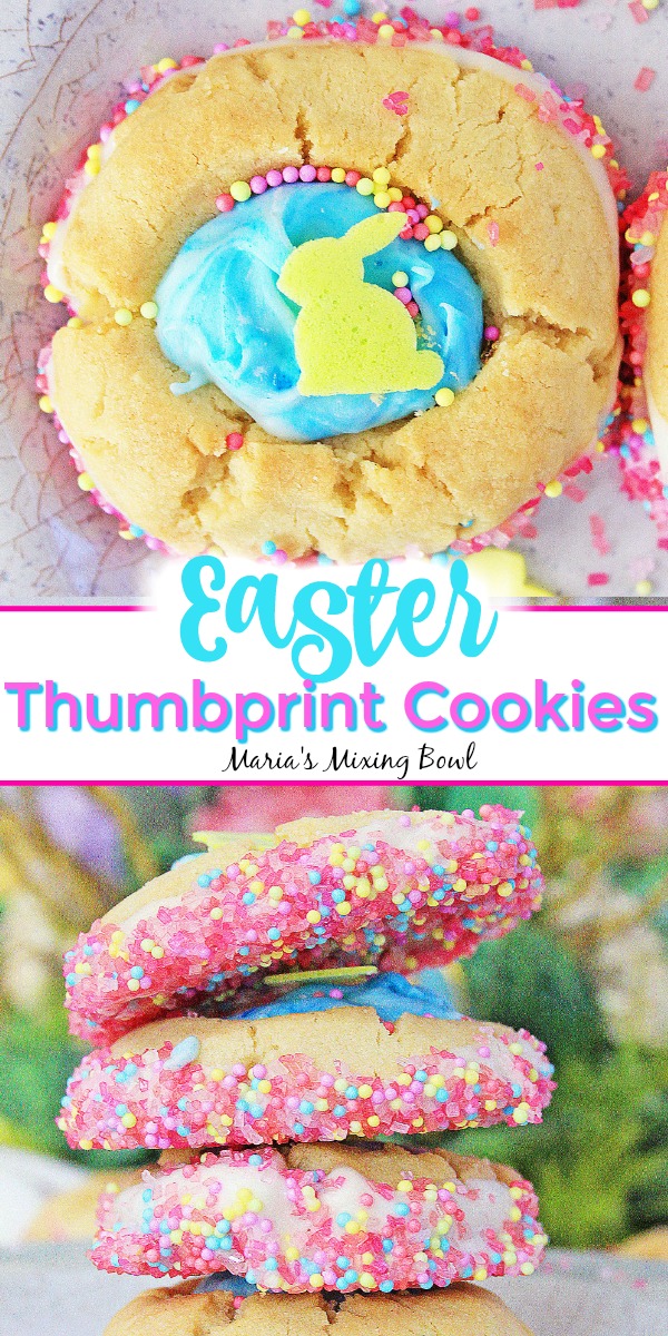 Easter Thumbprint Cookies 