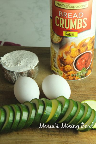 ingredients for zucchini fritters