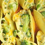 Chicken Broccoli Alfredo Stuffed Shells