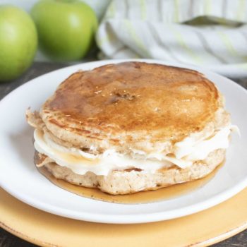 Applesauce Cheesecake Pancakes