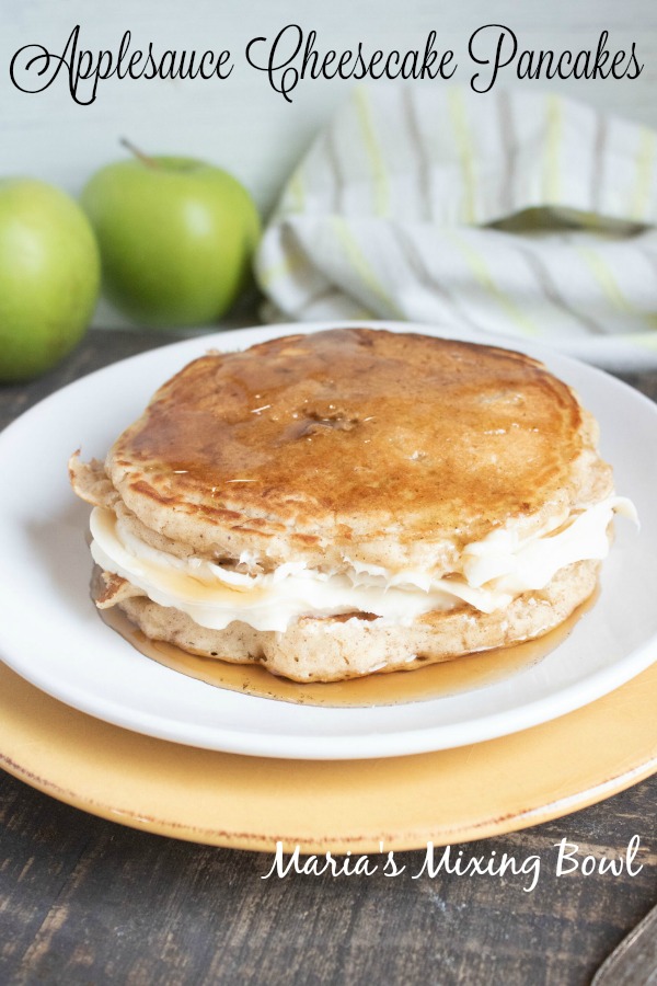 Applesauce Cheesecake Pancakes Applesauce Cheesecake Pancakes