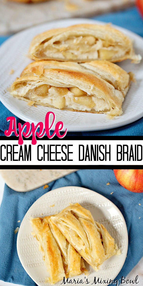 Apple Cream Cheese Danish Braid Apple Cream Cheese Danish Braid