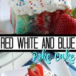 Red White and Blue Poke Cake
