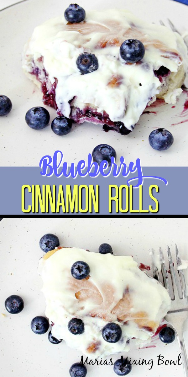 Blueberry Cinnamon Rolls 