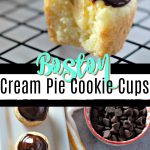 Boston Cream Pie Cookie Cups