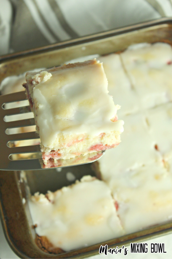 Strawberry Lemon Blondies Maria S Mixing Bowl Strawberry Lemon Blondies