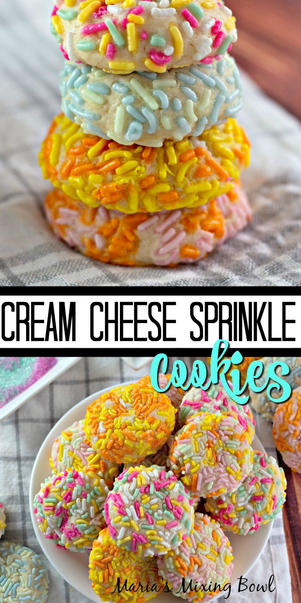 Cream Cheese Sprinkle Cookies