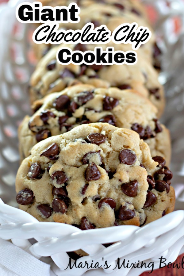 Thick Giant Chocolate Chip Cookies