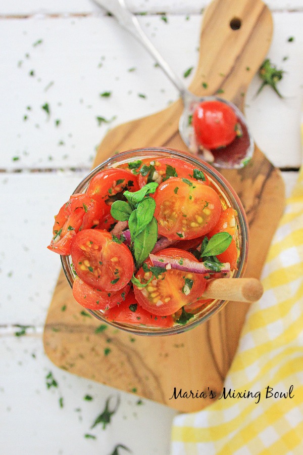Tasty Marinated Tomatoes Recipe