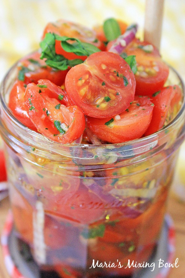 Marinated Tomatoes Recipe Summer Fresh Marinated Tomatoes Recipe