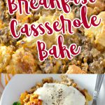 Overnight Croissant Breakfast Bake with Gravy