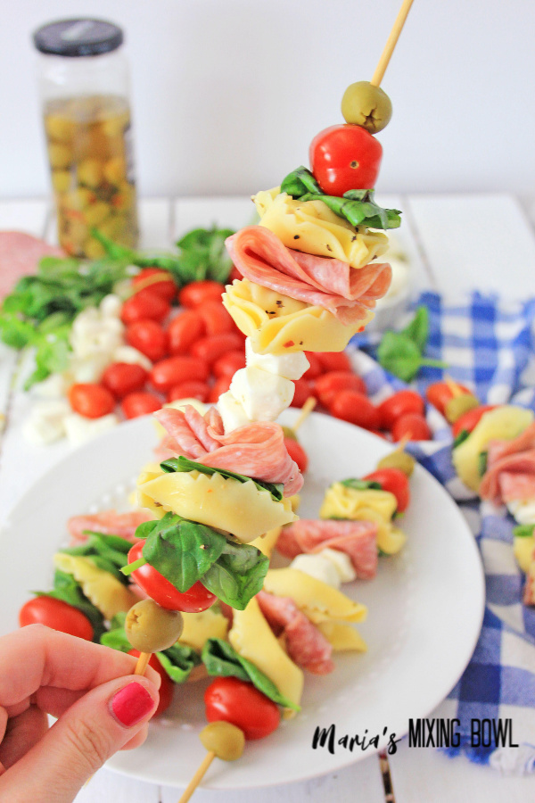 Antipasto Skewers Antipasto Skewers will be a huge hit with everyone!