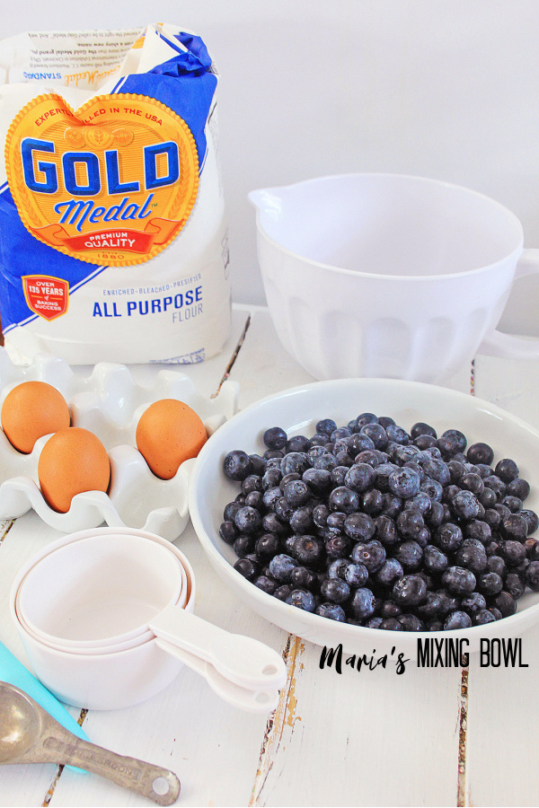 Blueberry Muffin Cake Ingredients