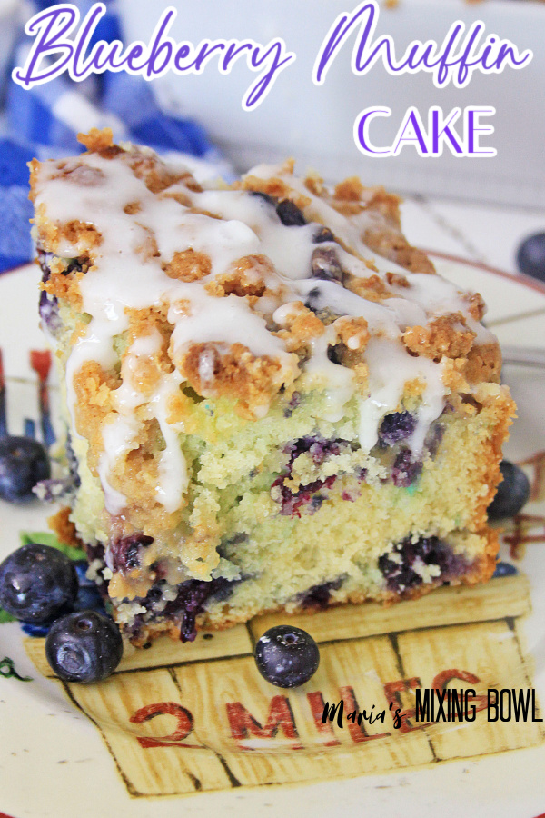 Blueberry Muffin Cake - Maria's Mixing Bowl Blueberry Muffin Cake